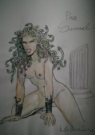 Milo Manara - La Méduse de Milo - Illustration originale