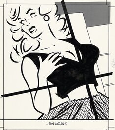 Walter Minus - …Ton Argent. - Planche originale