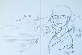Jose Luis Munuera - Les Campbell Tome 3 et 4 - Illustration originale