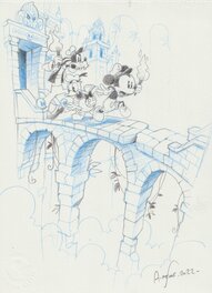 Alexis Nesme - Mickey et Cie - Illustration originale