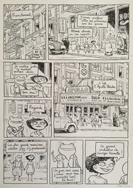 Phicil - Phicil, Georges Frog#1, premier couplet, planche n°32, 2006. - Planche originale