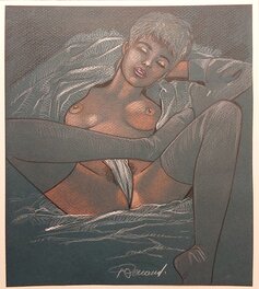 Renaud - Jessica Blandy : dessin érotique - Original Illustration