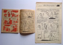 2 Planches et sa Publication a gauche ( du PF RANCHO 22 , qui ne sera pas Joint a la Vente ...c'est pour vous montrer que c'est Publiées ...)