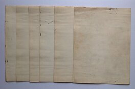 Le verso des 6 planches ( de la 59 a la 64 ) ..., un peu sale , c'est la Patine du temps qui passe .... inévitable ... Le verso des 6 planches ( de la 59 a la 64 ) ..., un peu sale , c'est la Patine du temps qui passe .... inévitable ...