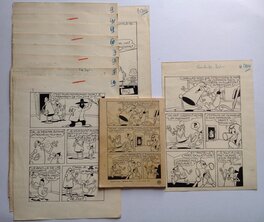 Les 10 Planches et Le PF au milieu ( du PF RANCHO 24 , qui ne sera pas Joint a la Vente ...c'est pour vous montrer que c'est Publiées ...) avec la 4eme de Couv a droite et sa planche A Suivre ...