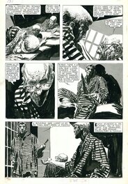 Alberto Breccia - Mort Cinder: Le pénitencier - Planche originale