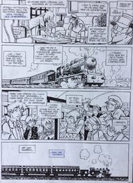 Xavier Fourquemin - Le Train des Orphelins - Dernière page de la série (Happy End ?) - Comic Strip