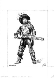 Dariusz Rygiel - Musketeer - Illustration originale