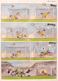 Planche originale - Les Foot Furieux (tome 11 - planche 37)