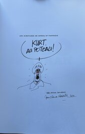 Jean-Claude Fournier - Dedicace Kodo - Planche originale