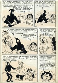 Franco Aloisi - Gatto Aloisio - Planche originale