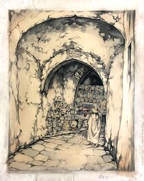 Anton Pieck - Tanger - Original Illustration