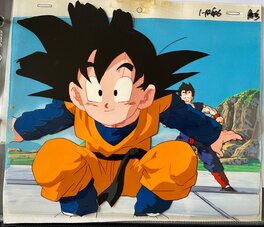 Akira Toriyama - Dragon Ball Z - Son Goten et Son Gohan - Original art