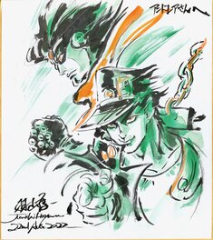 Junichi Hayama - Jojo's Bizarre Adventure · ジョジョの奇妙な冒険 · Jotaro Kujo & Star Platinum - Illustration originale