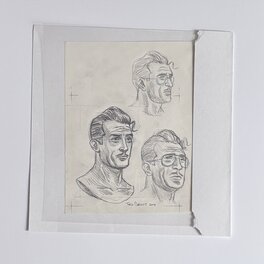 Dessin Verso dans un "cahier" composé d'une feuille Rhodoïd et d'une feuille de papier épais. Dessin Verso dans un "cahier" composé d'une feuille Rhodoïd et d'une feuille de papier épais.