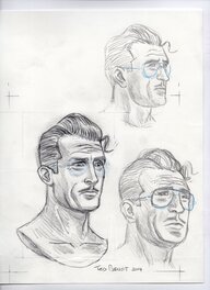 Ted Benoit - Ray Banana - Recherche de personnage pour le Buste - 2014 - Œuvre originale