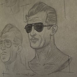 Vue en transparence du dessin par l'arrière Vue en transparence du dessin par l'arrière