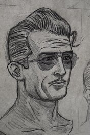 Vue en transparence par devant du dessin Vue en transparence par devant du dessin