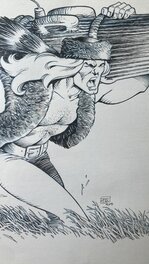 Ciro Tota - Blek le roc très énervé par ciro tota - Planche originale