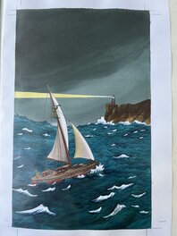 Loustal - Cap sur la Liberte - Planche originale