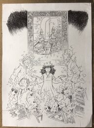 Xavier Fourquemin - Couverture Cimetière des innocent Tome 2 - Couverture originale