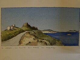 Loustal - Ile de Leros - Planche originale