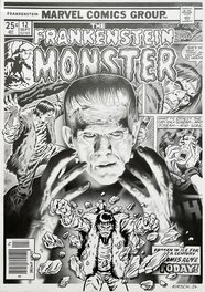 Philippe Kirsch - Marvel Comics The Frankenstein Monster Fake Cover - Original Illustration