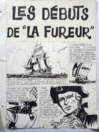 Pierre Dupuis - LES DEBUTS DE LA "FUREUR" - Planche originale