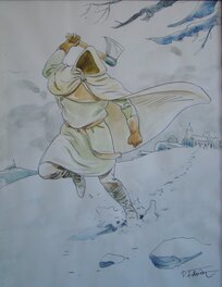 Denis Falque - Inri - Illustration originale