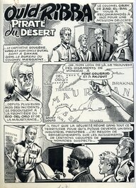 Eugène Gire - Ould Ribba Pirate du Désert - Planche originale