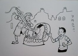 Luc Morjeau - Dentiste - Original Illustration