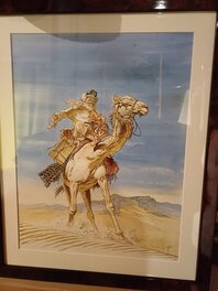Hermann - Oasis en flammes - Couverture originale