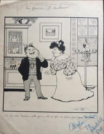 Mauryce Motet - Dentiste - Original Illustration