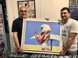 Tanino, me and the canvas Tanino, me and the canvas