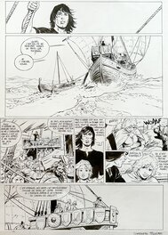 Corentin Rouge - Corentin Rouge : planche de Thorgal Saga Wendigo - Planche originale