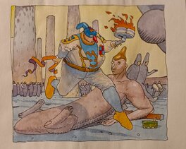 Moebius - Moebius EN FUSION - Planche originale