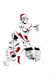 Thib - Noël Corse - Illustration originale