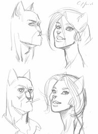 Juanjo Guarnido - Blacksad et Natalia - Comic Strip