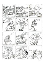 Zanzim - L’ile aux femmes - Planche originale