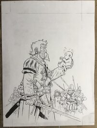 Xavier Fourquemin - Couverture du tome 3 de la série Le Cimetière des Innocents - Couverture originale