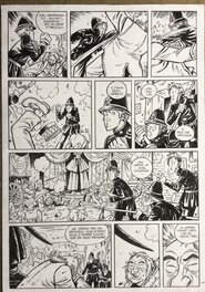 Xavier Fourquemin - Planche 40 du tome 1 de la série Les enquêtes de Lord Harold - Planche originale