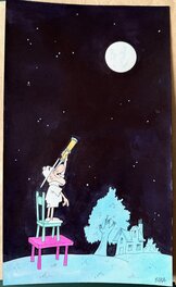 Bara - Observation Lunaire 1 - Original Illustration