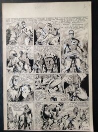 La planche originale 4 de Fin de cet épisode du BB 81 au format géant de 32.5 x 47 Cm La planche originale 4 de Fin de cet épisode du BB 81 au format géant de 32.5 x 47 Cm