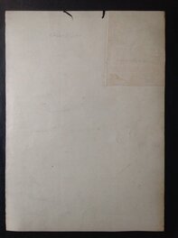 Le verso de la planche originale 1 du BB 81 au format géant de 32.5 x 45 Cm Le verso de la planche originale 1 du BB 81 au format géant de 32.5 x 45 Cm