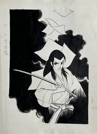 Mitsuo Higashiura - Chroniques des femmes ninja - くノ一忍法帖 - Planche originale