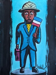 Loustal - Fétiche africain 2 - Original Illustration