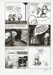 Blutch - Le petit Christian - Du raplapla planche originale 4 - Planche originale