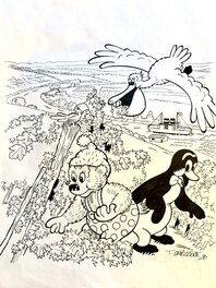 Thierry Capezzone - Original Affiche festival BD contern 2023 - Illustration originale