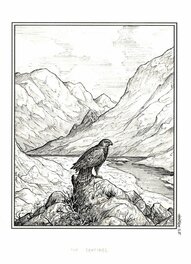 Ze Burnay - The Sentinel - Original Illustration