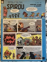 Couverture du journal Spirou Couverture du journal Spirou